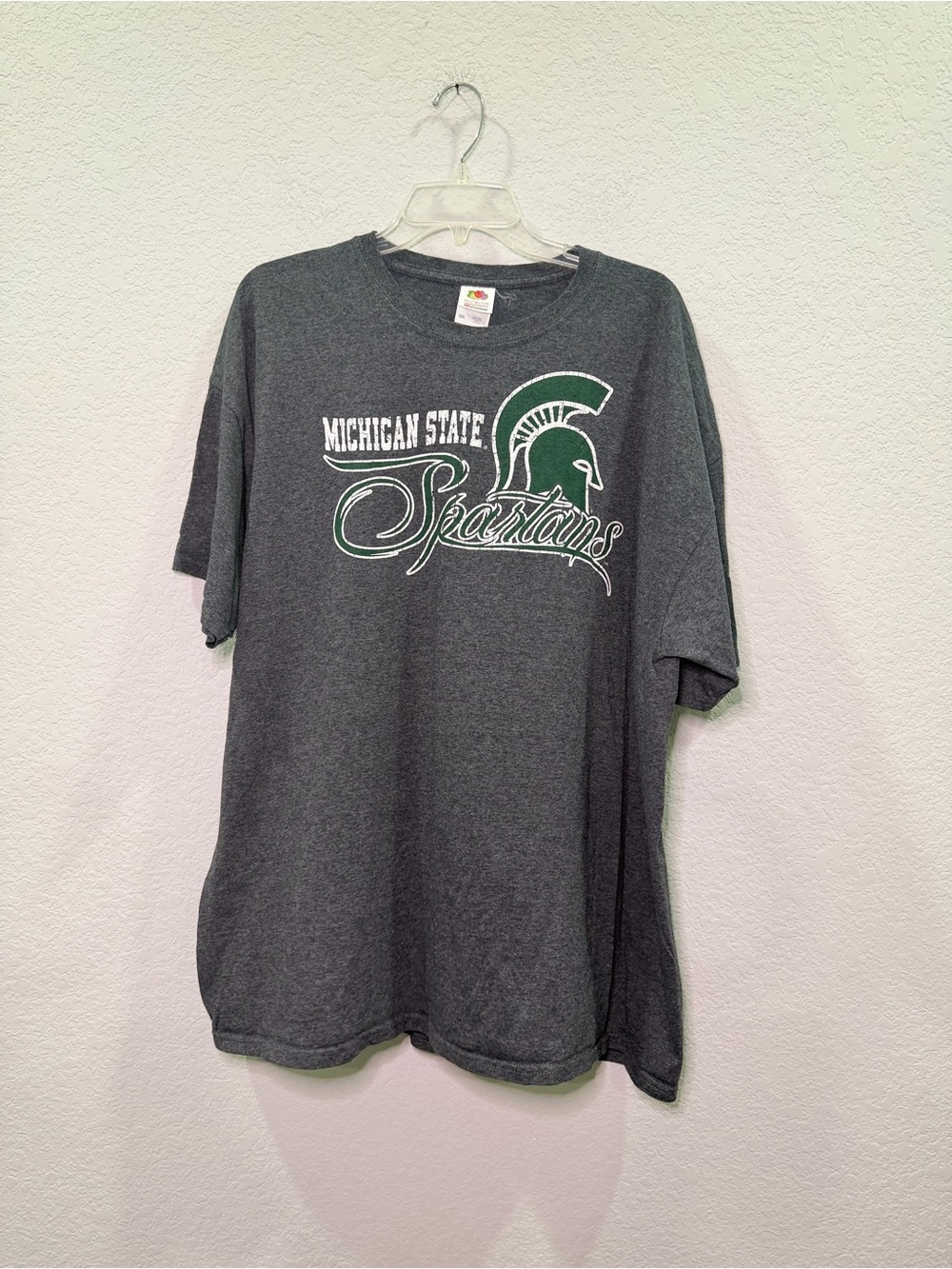 Michigan State Spartans Gray Graphic T‑Shirt 2XL